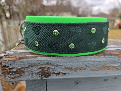 Layered Fabric + Biothane Collars